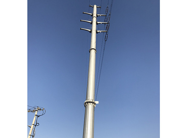 Steel pipe pole