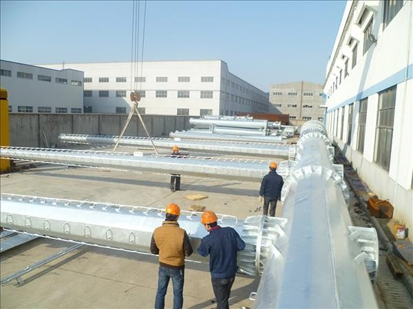 Steel pipe pole